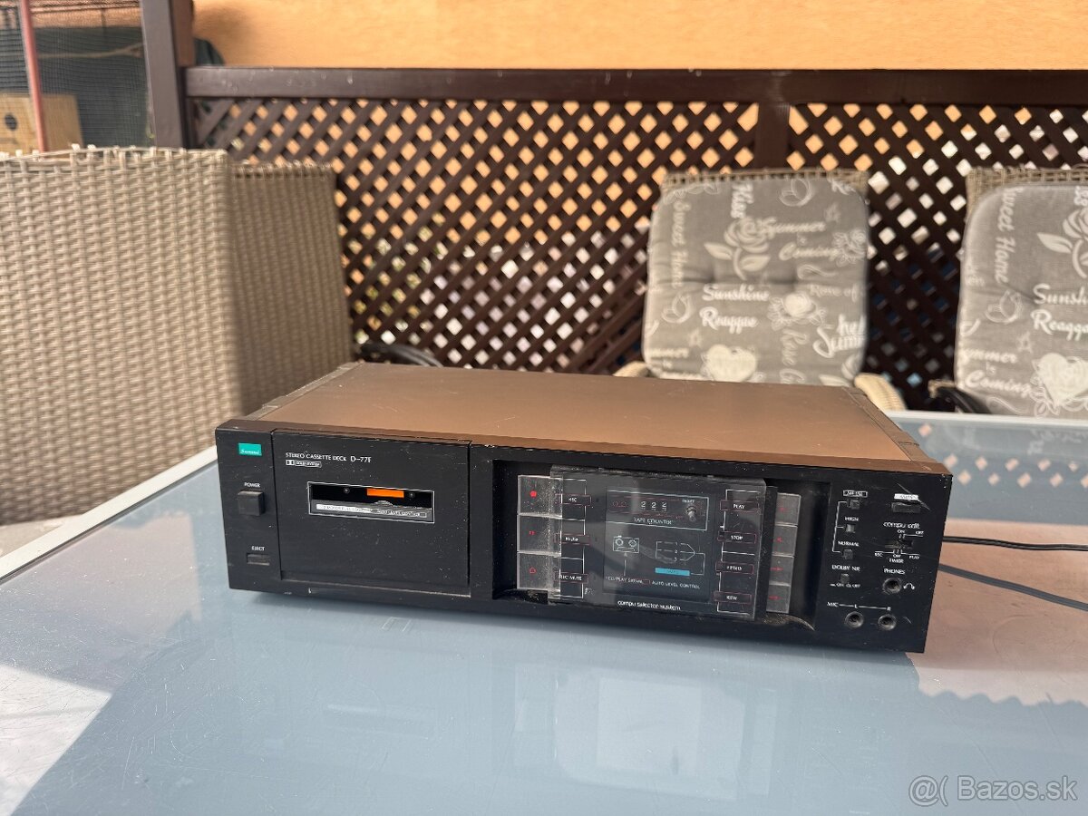 SANSUI stereo Cassette deck D-77F - 2