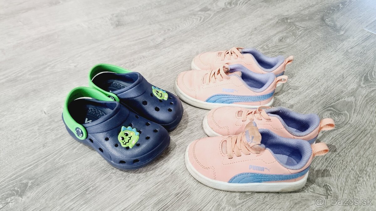 Predám Puma tenisky veľkosť 21 a 22 + darujem vty kroksy - 2