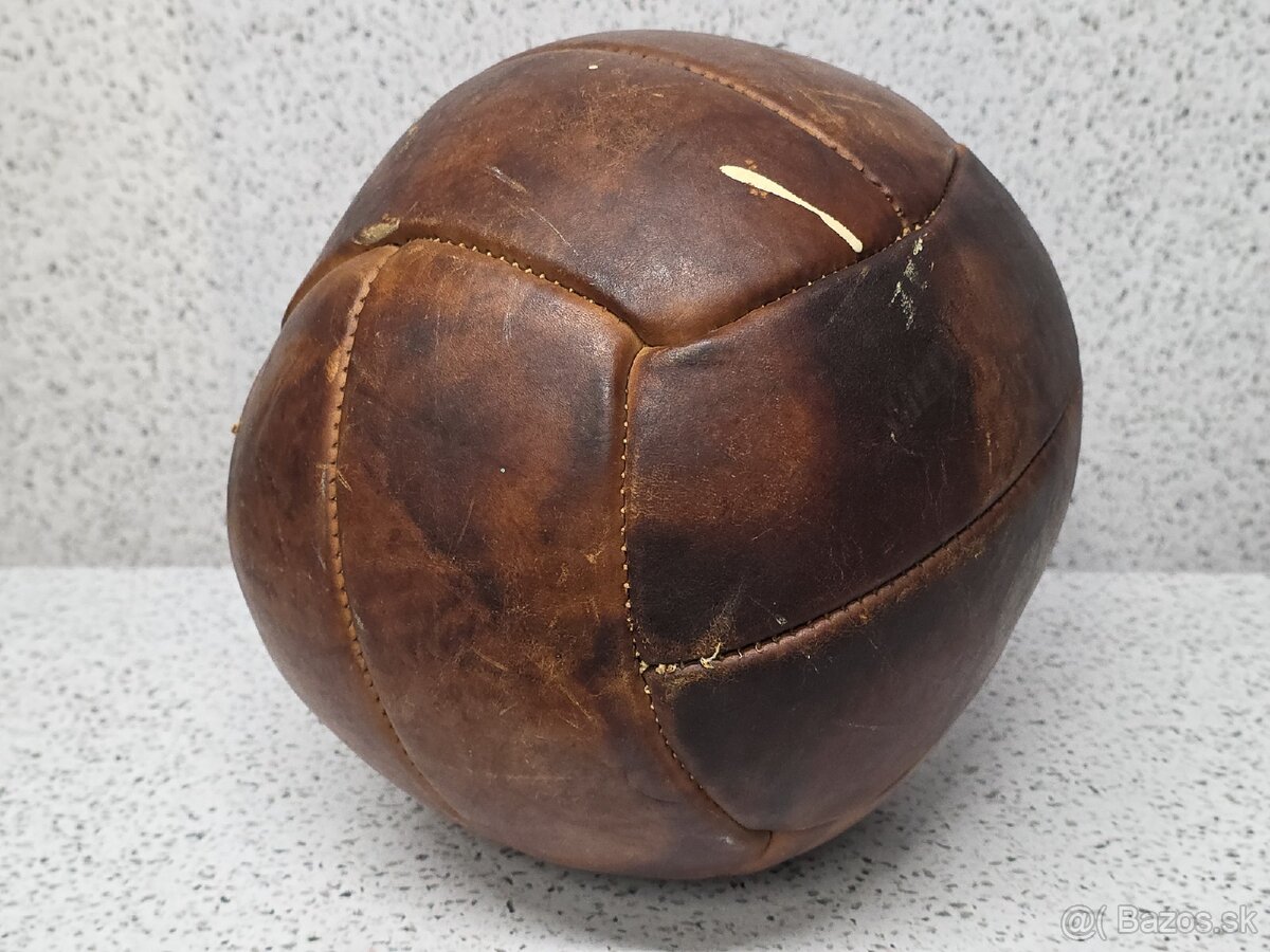 Koženný Medicinbal 》3kg 》 šírka cca 28cm 》obvod cca 85cm - 2