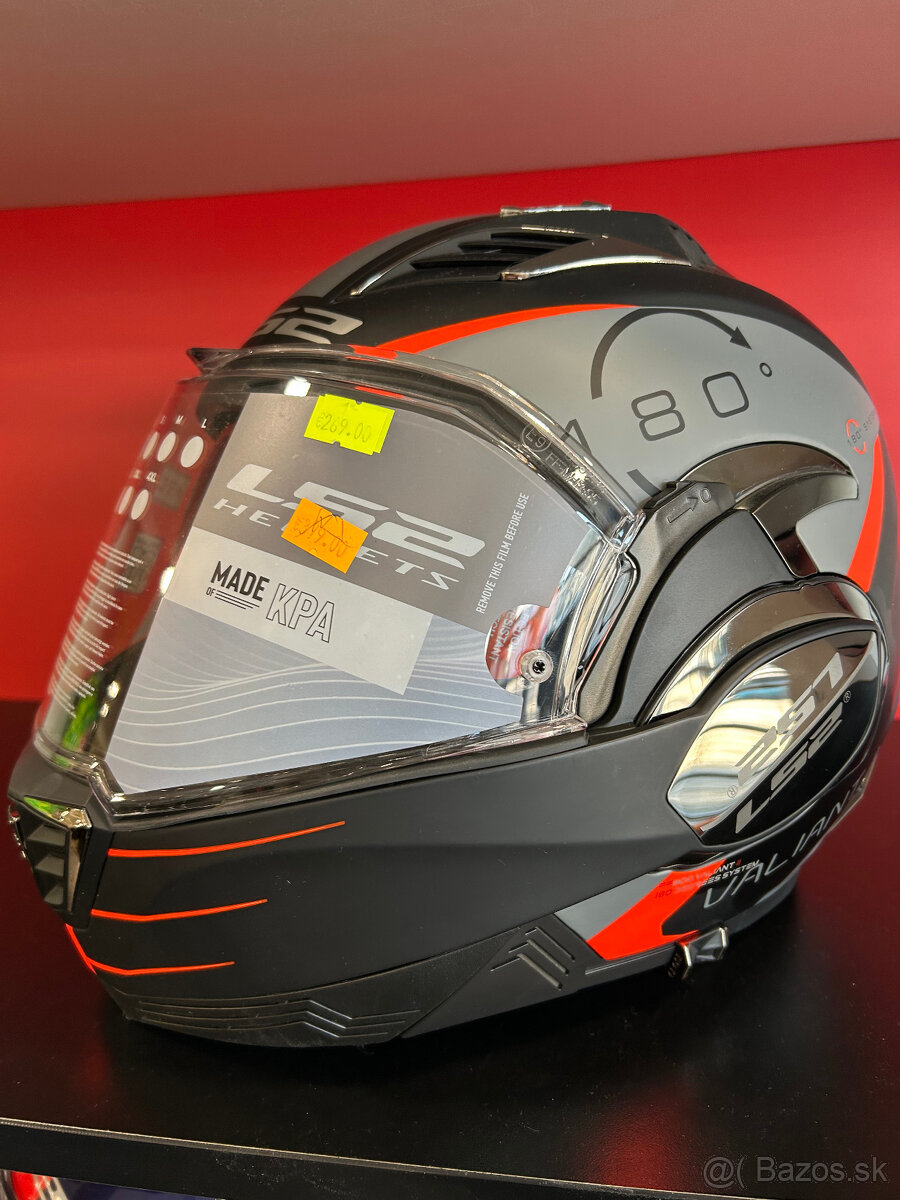 Prilba LS2 Valliant II chrome/orange č.XS - 2