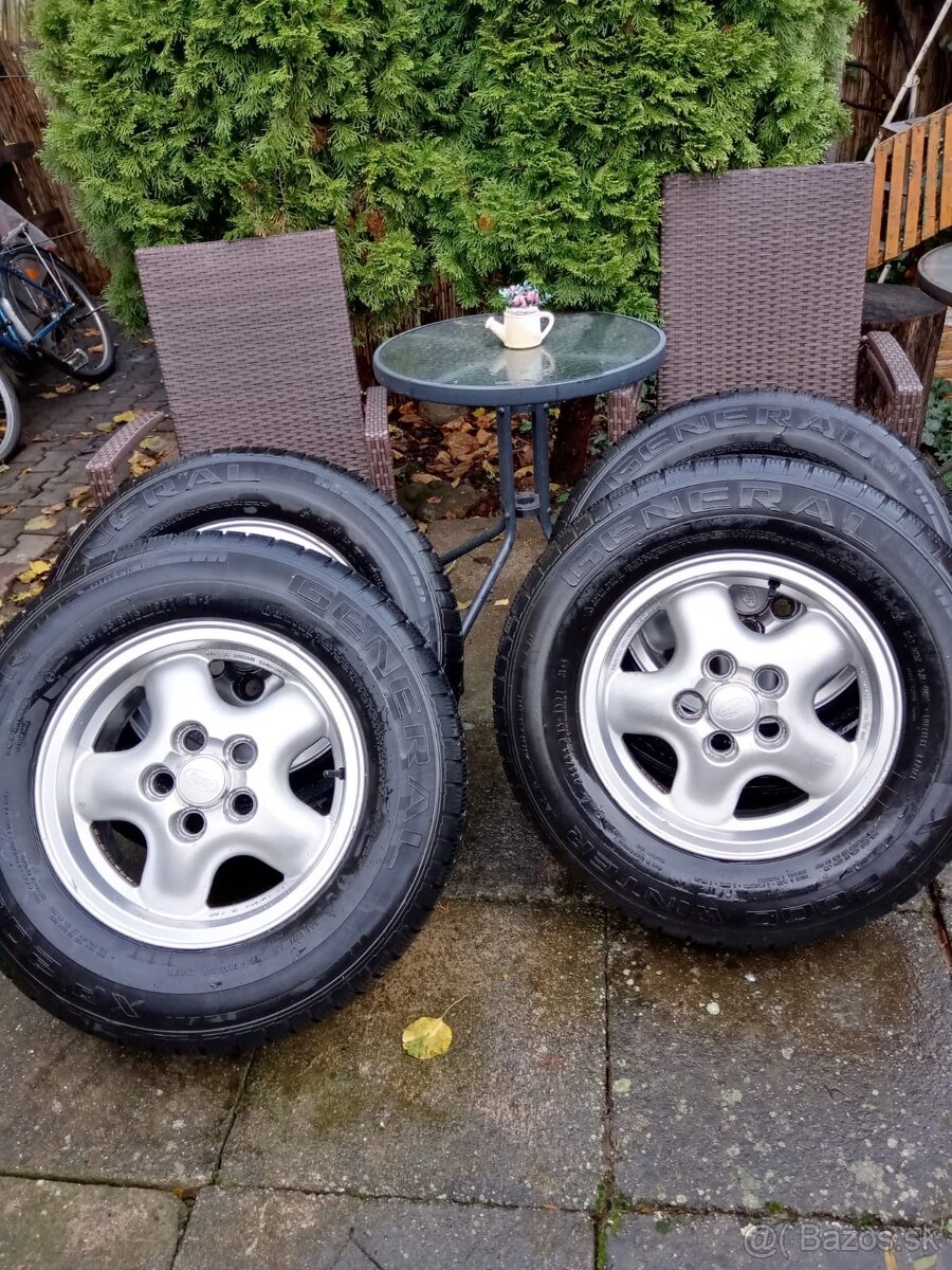 Hliníkové disky Range Rover R16-Komplet so zimnými pneumatik