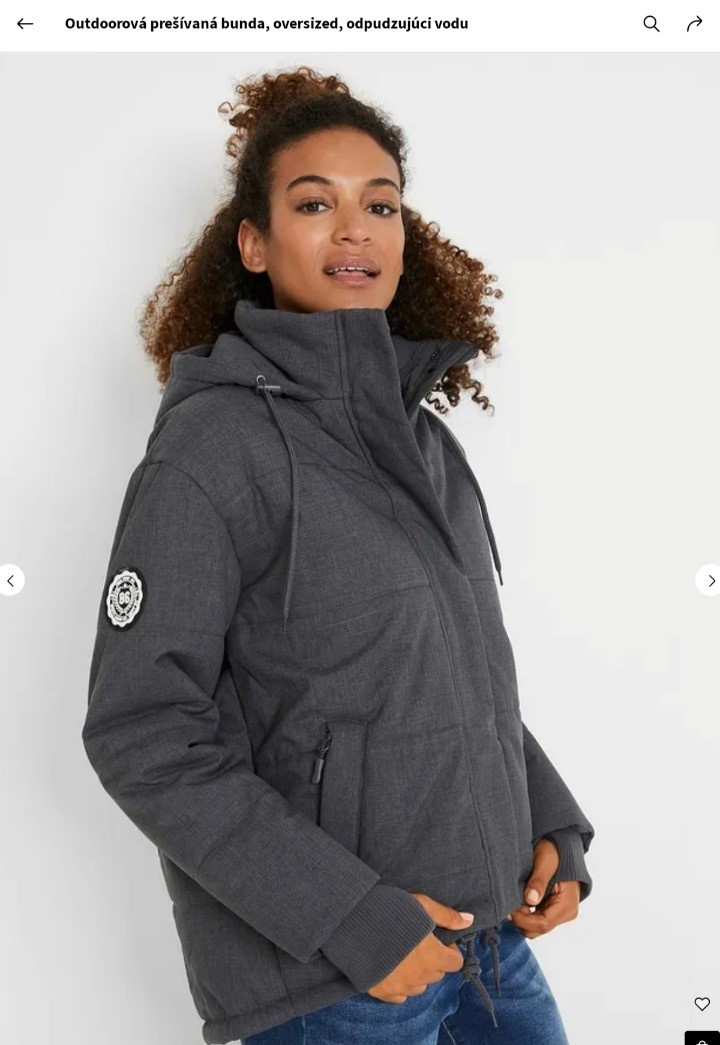 Dámska bunda Bonprix - veľkosť 48/50 - 2