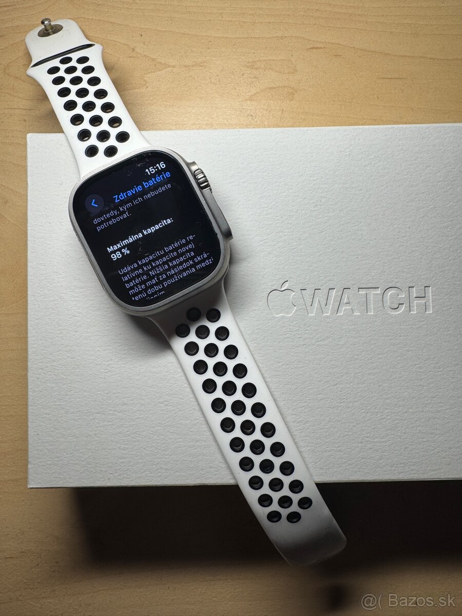 Apple watch ultra 2 zdravie batérie 98% - 2