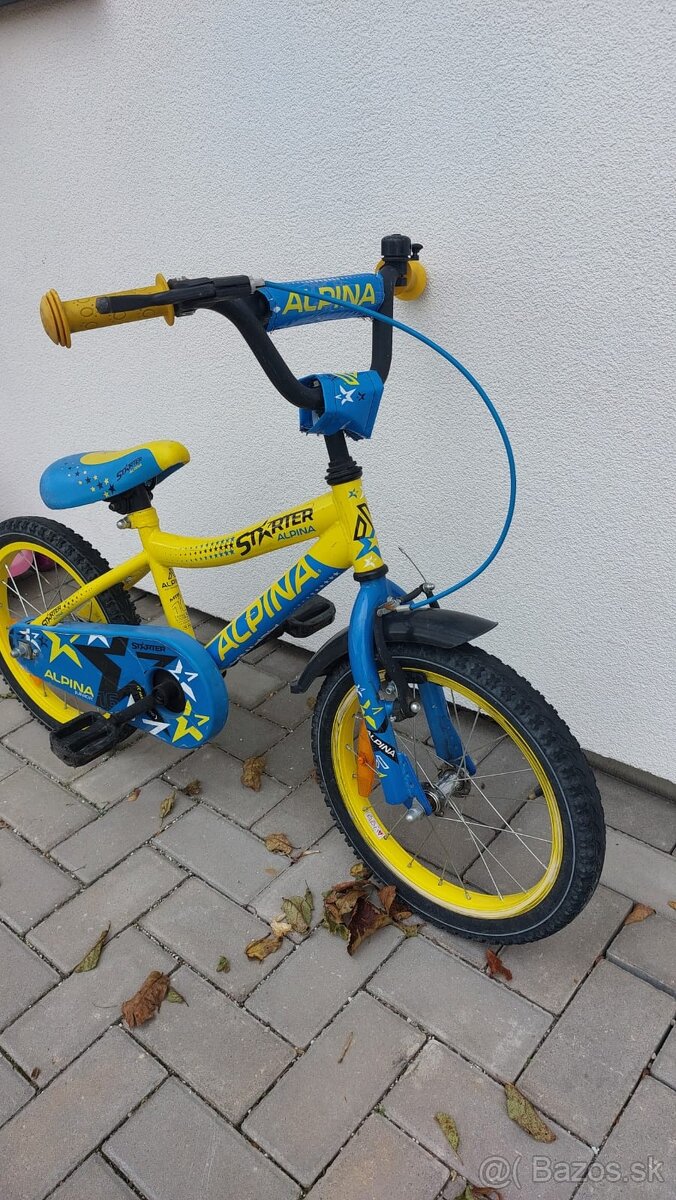 Detský bicykel Alpina 16" - 2