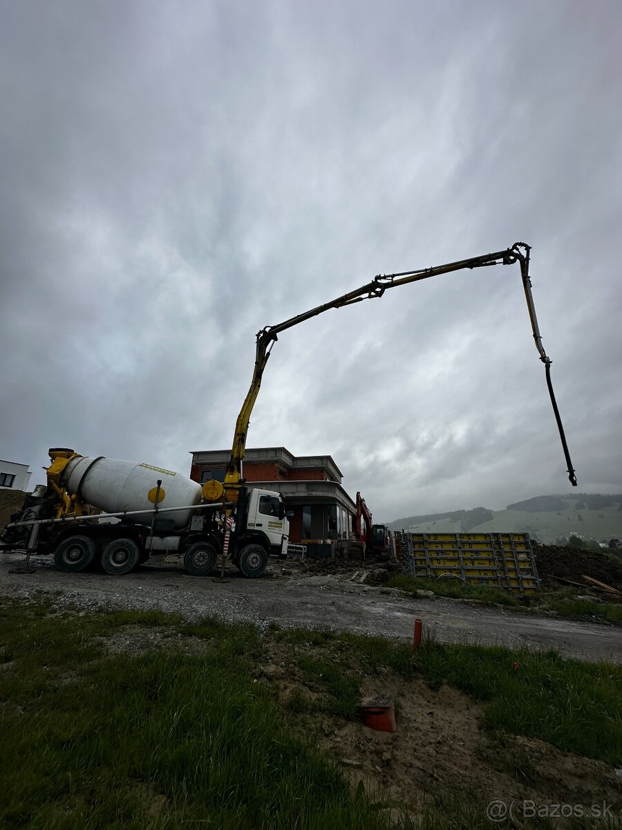 Vodič betónovej pumpy a obsluha . - 2