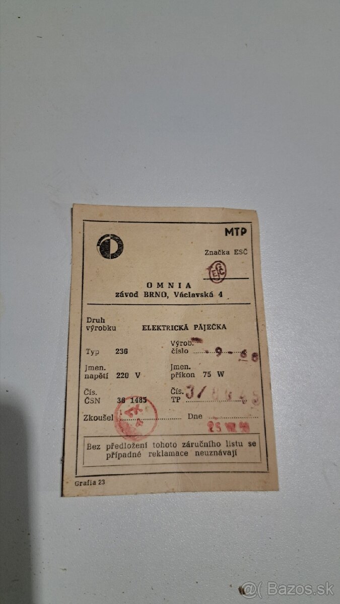 Elektricka pajkovacka - 2