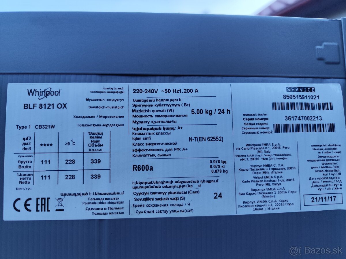 Chladnička s mrazničkou - 2