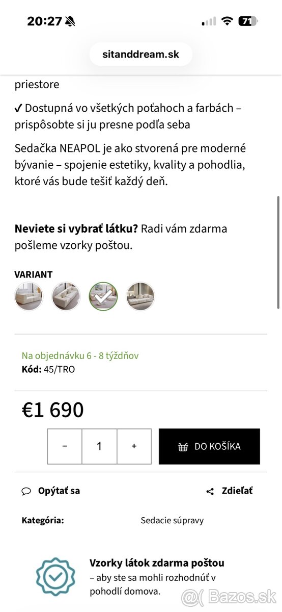 Sedačka - 2