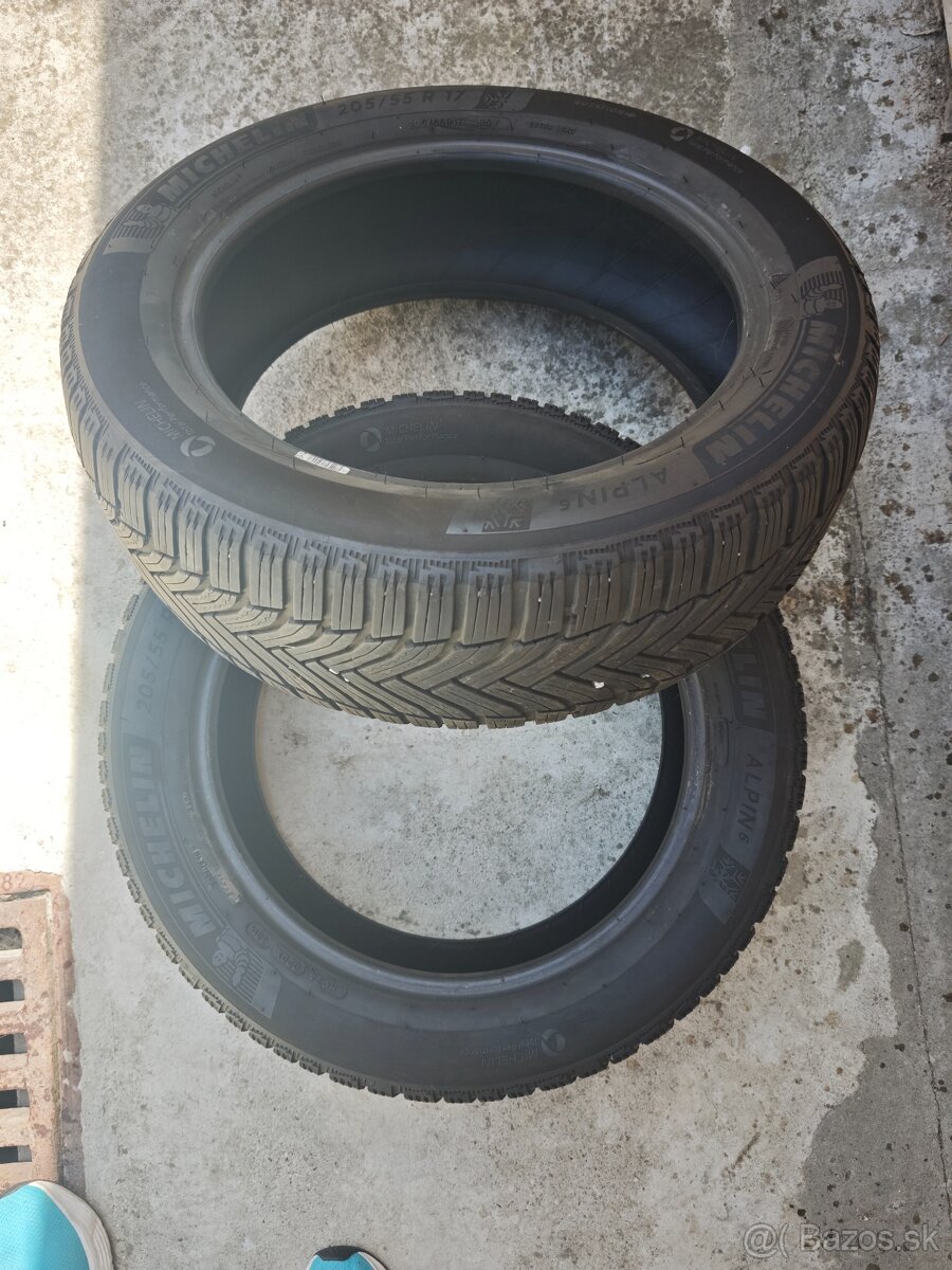 Zimné pneumatiky Michelin 205/55/R17 - 2