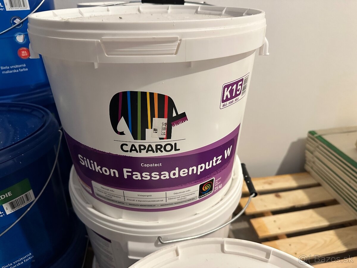 Caparol, silikónová fasádna omietka 1,5mm - 2