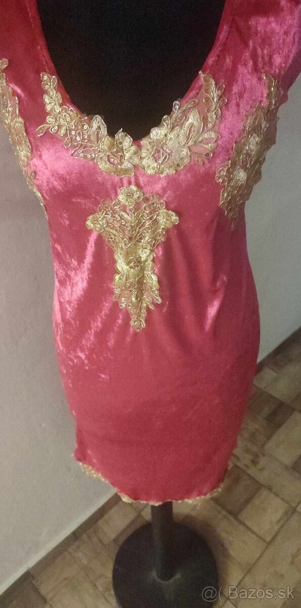 kratke šaty ruzove - 2