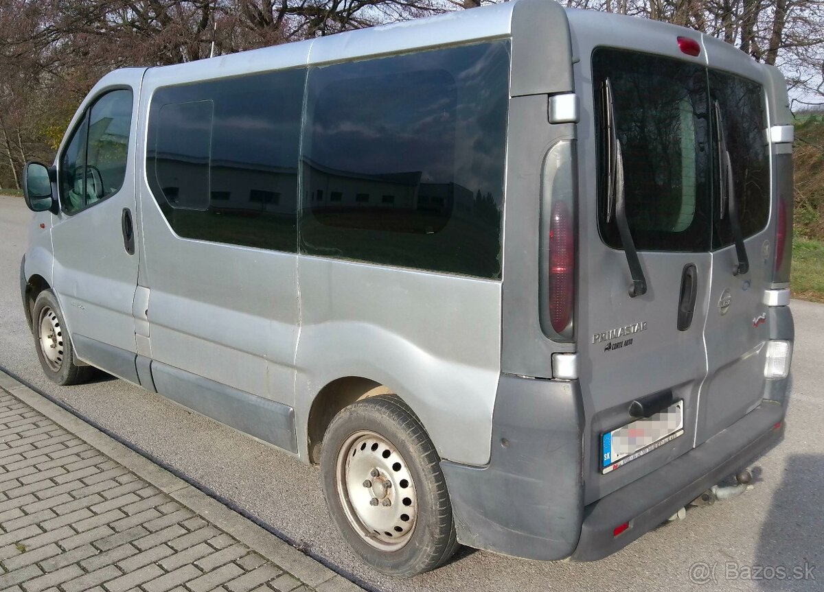 Nissan Primastar, 2004r, 9 miest, TK a EK do 08. 07.27r - 2