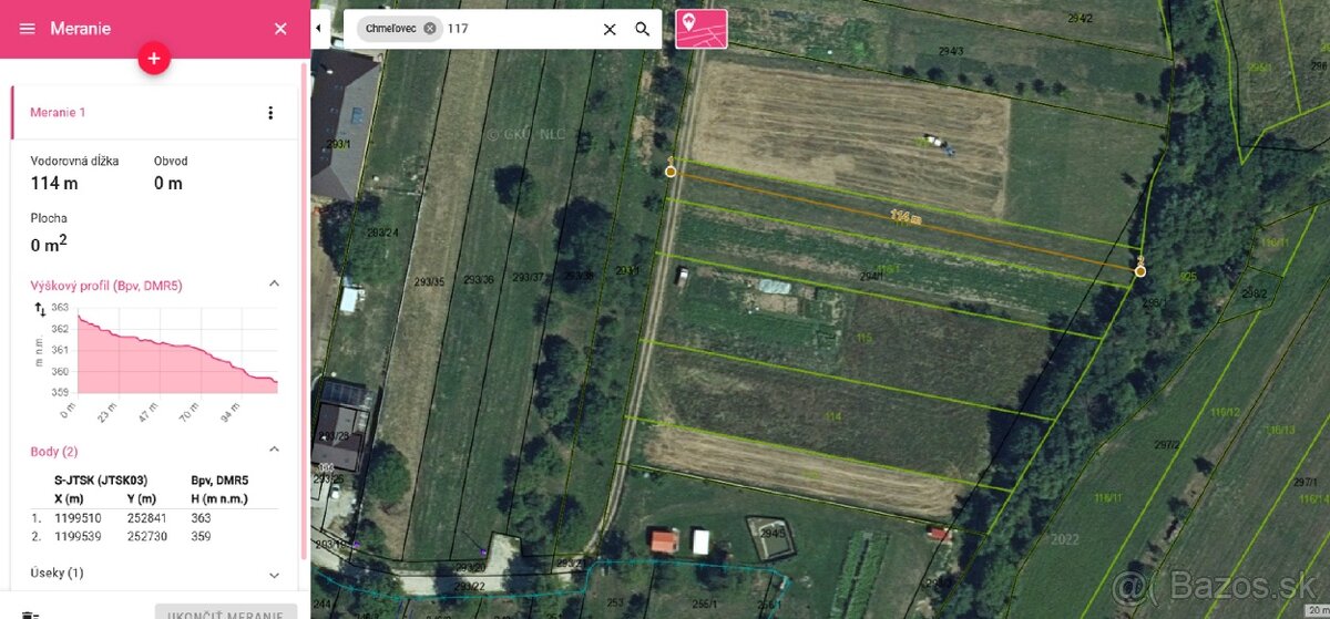 Pozemok Chmeľovec pri Prešove - 2