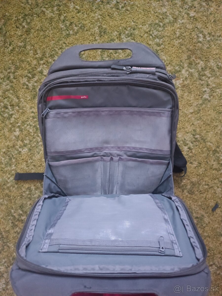 Sivy batoh na notebook GOLLA - 2
