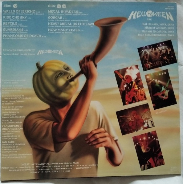 Lp HELLOWEEN- Walls Of Jericho - 2