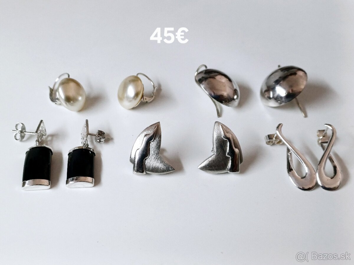 Krasne strieborne naušnice - 2