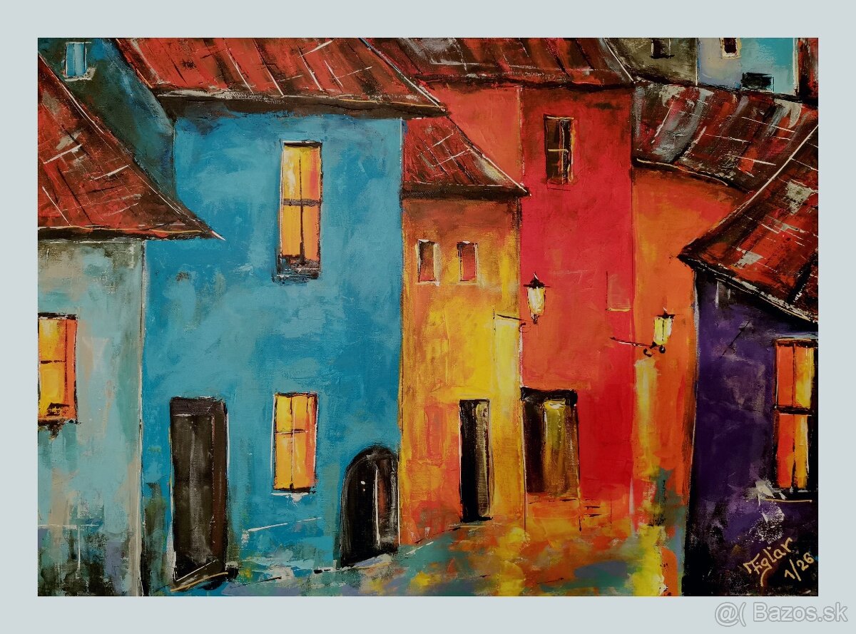 Obrazy, olejomaľba - 2