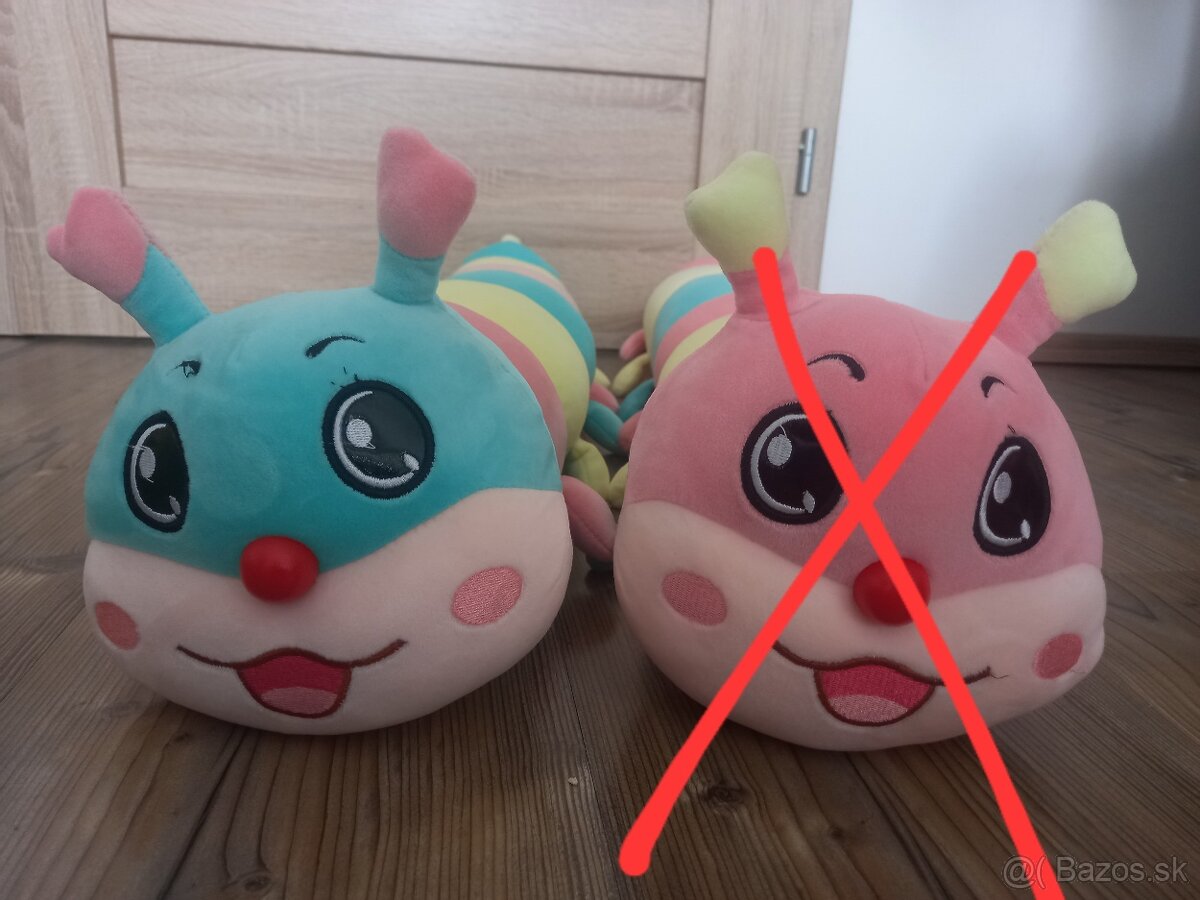 Plyšová stonožka 80cm - 2