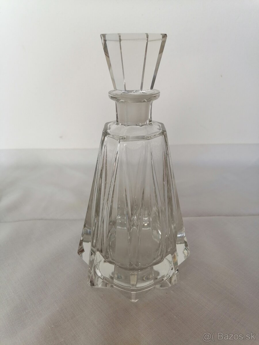 Karafa s pohármi, "Hviezda" - číra. - 2