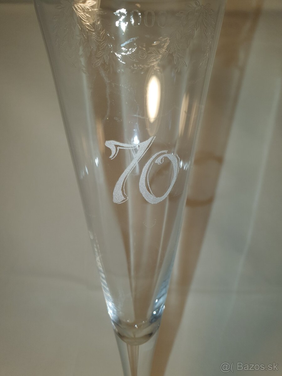 DARČEKOVÝ POHÁR k 70. narodeninám - 2