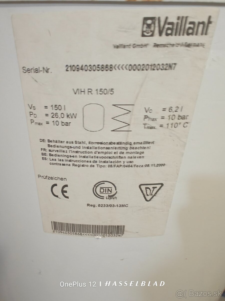 Predám Vaillant atmoTEC plus VU CZ/SK 280/3-5 - 2