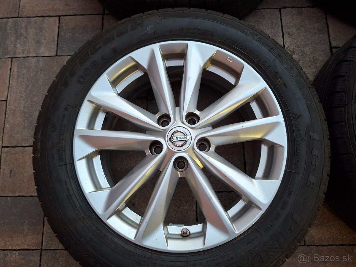 Orig. hliníkové disky Nissan/Dacia-- R17, 5x114,3 - 2