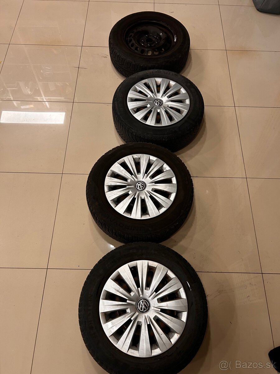 Disky z golfa 195/65 R15 T zimné gumy - 2