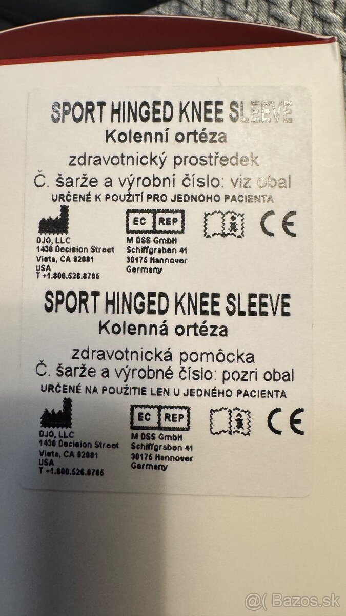 Ortéza na koleno - 2