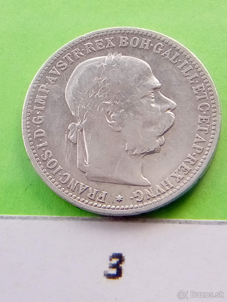 1Koruna strieborná Rakúská - 2