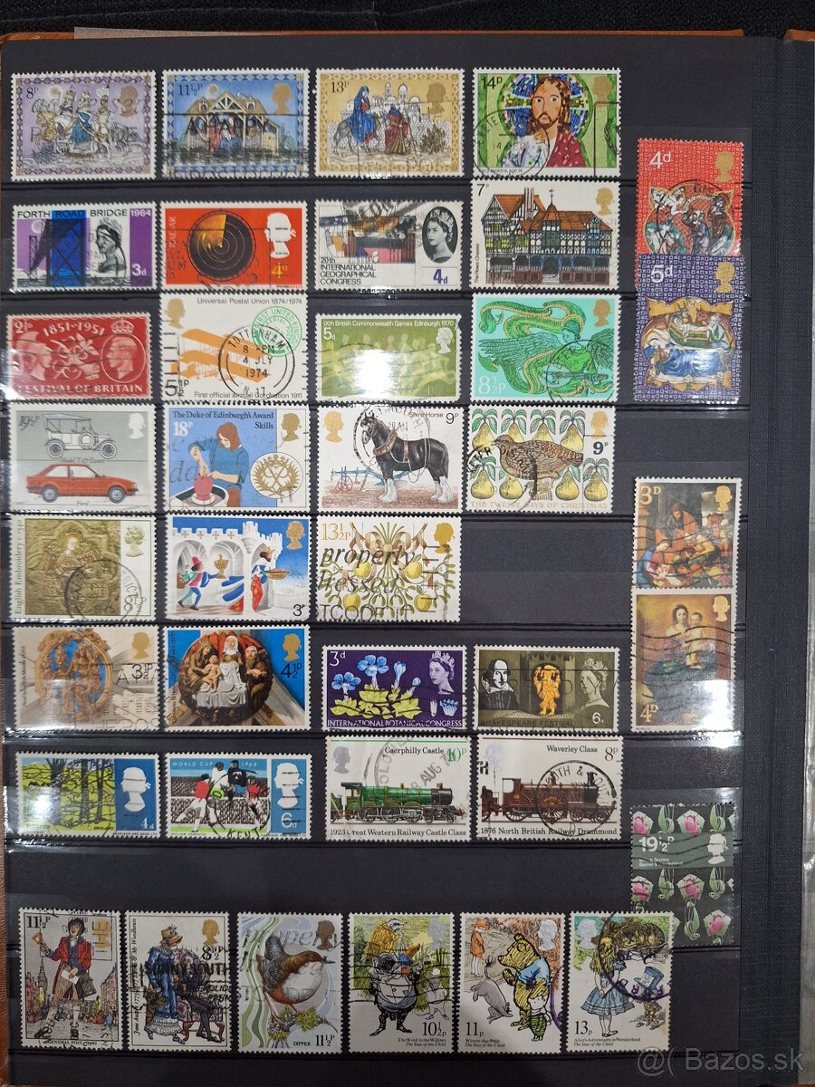 Poštové známky Anglicko - 2