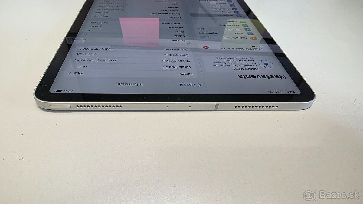 Ipad pro 11 cellular (2018) 256gb silver - 2