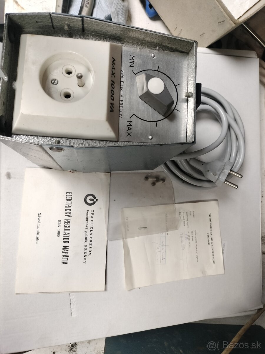 Elektricky regulator napatia ERN 1000 - 2