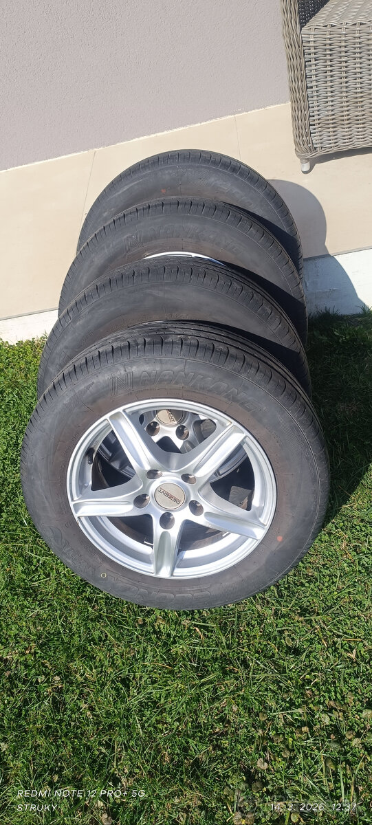 15" disky 5x114,3 + pneumatiky - 2