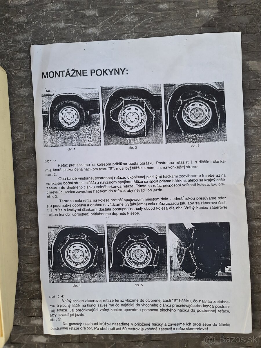 Snehové reťaze - 2