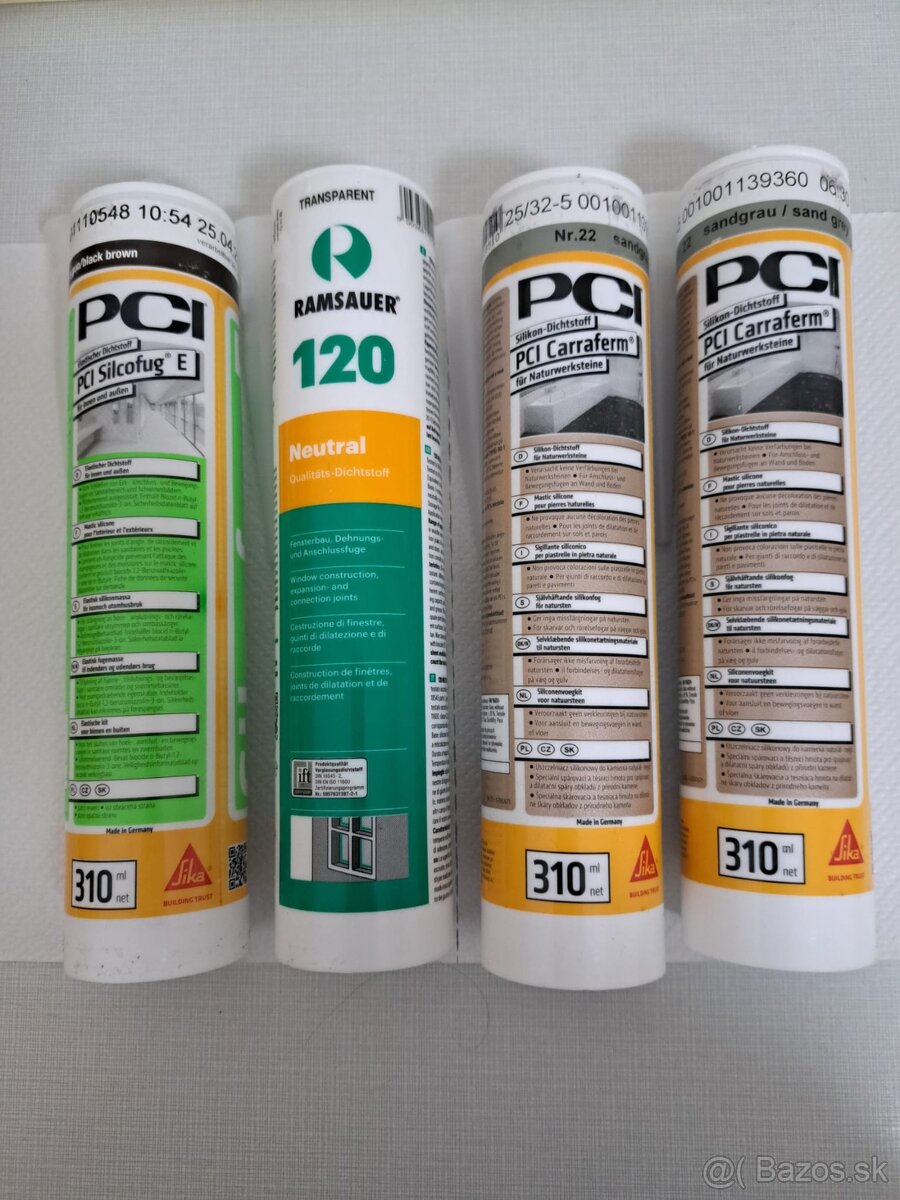 Predám silikóny - tmely 1 ks po 2 € - 2