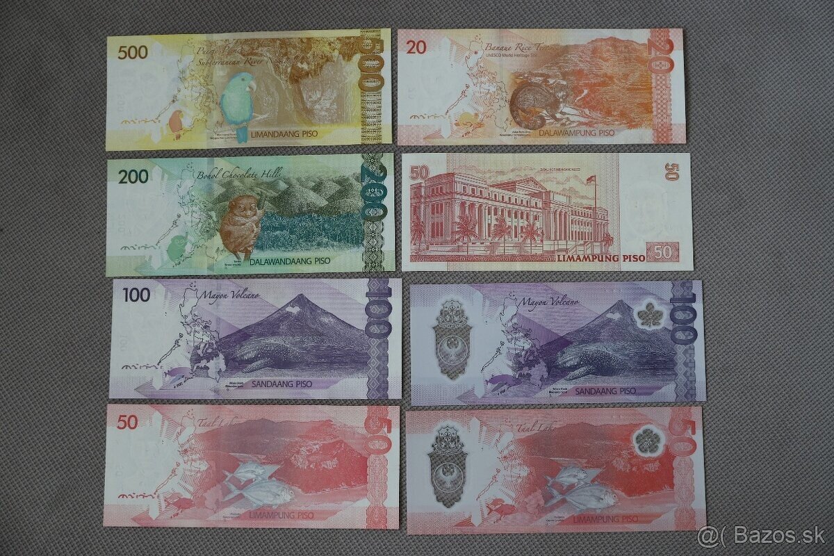 Unc bankovky Filipíny 8x - 2