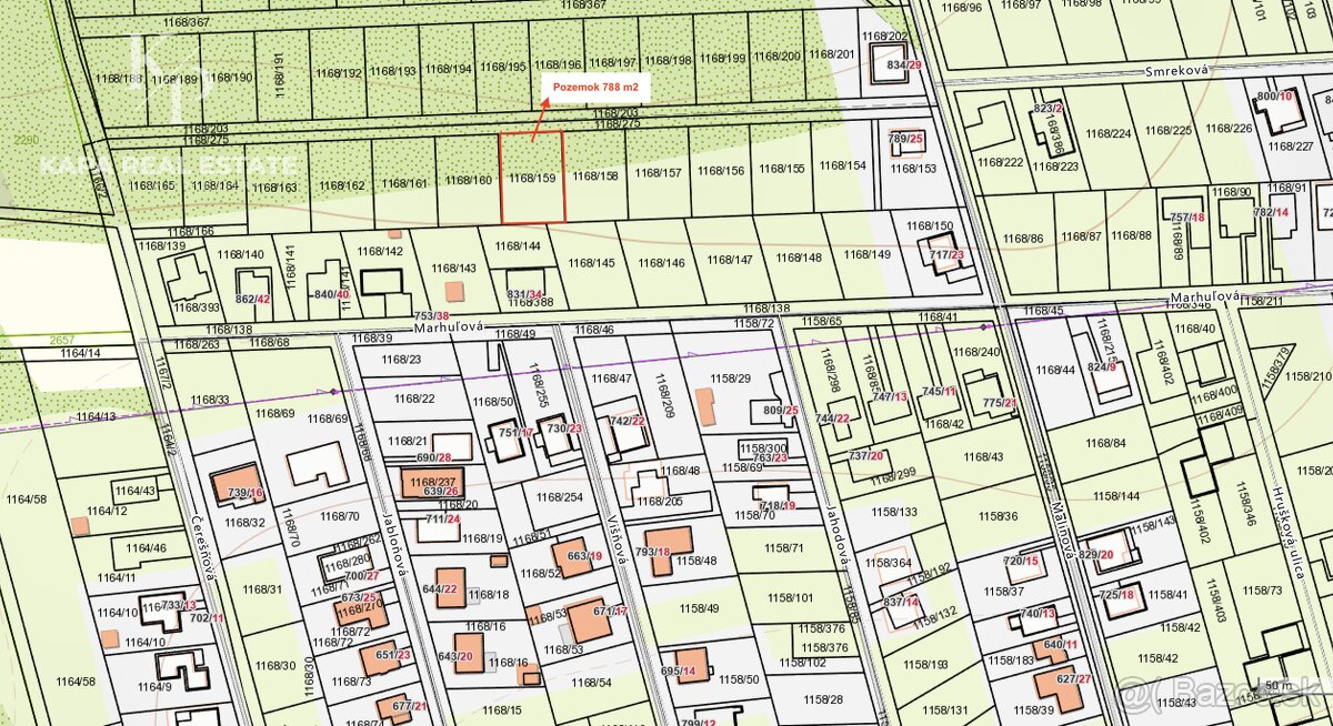 Pozemok na predaj, plocha 788 m², obec Fintice - 2