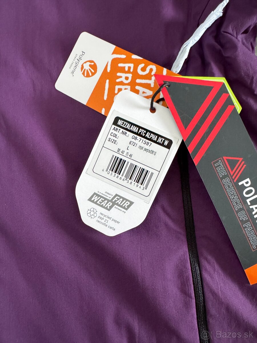 NOVÁ Dynafit Mezzalama Polartec Alpha Jacket S, M , L NOVÁ - 2