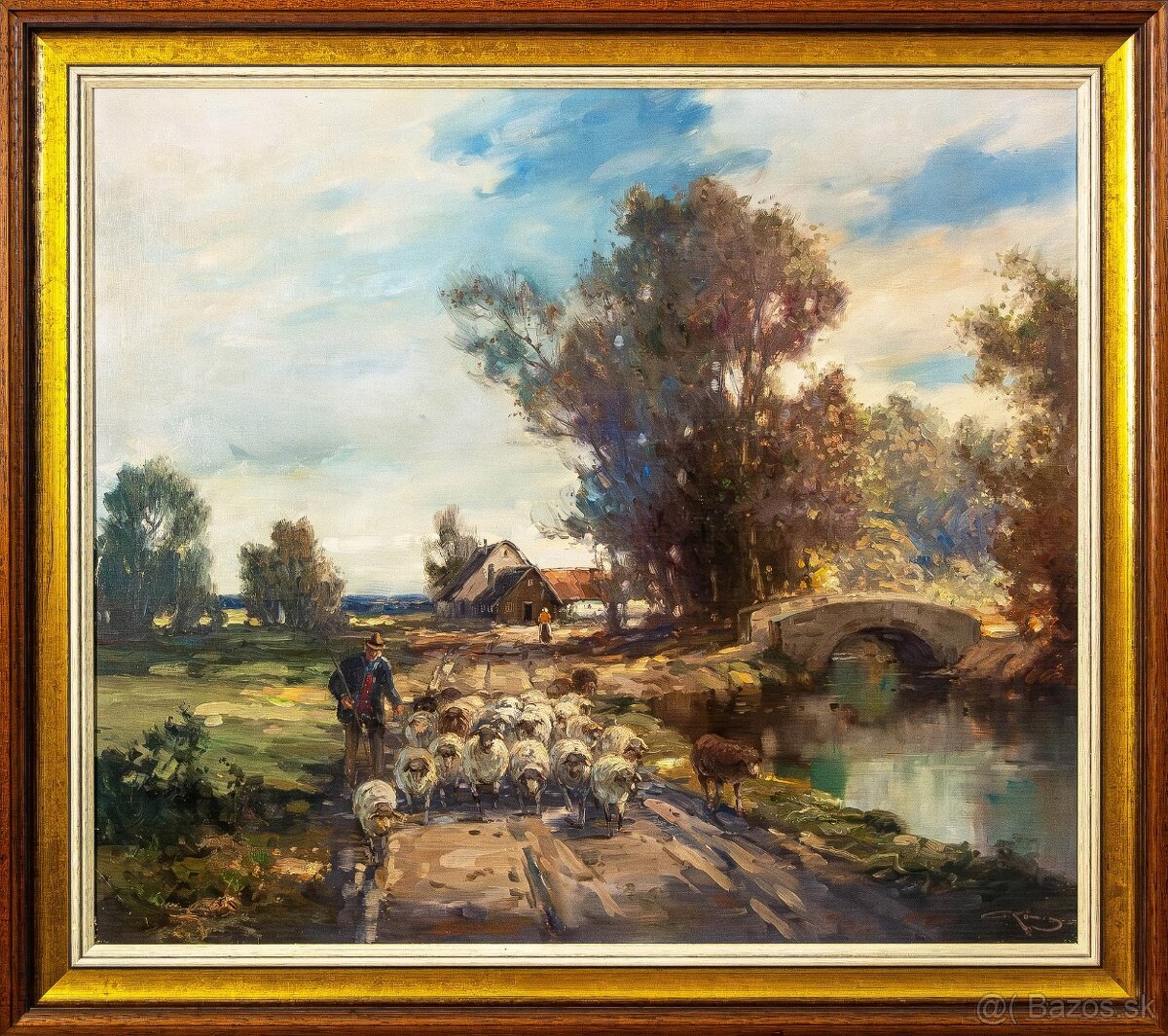 Vidiecka krajina, G.König, 920 × 820 mm - 2