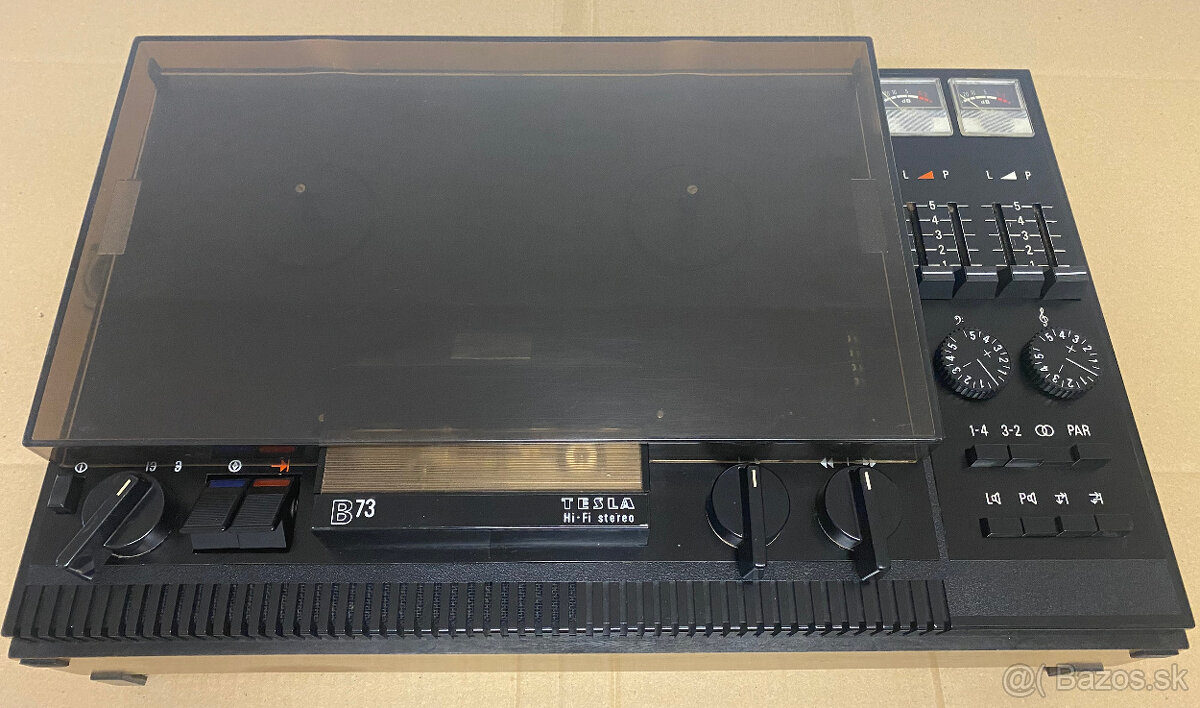 Tesla kotúčový magnetofón B73 servisovaný kompletný - 2