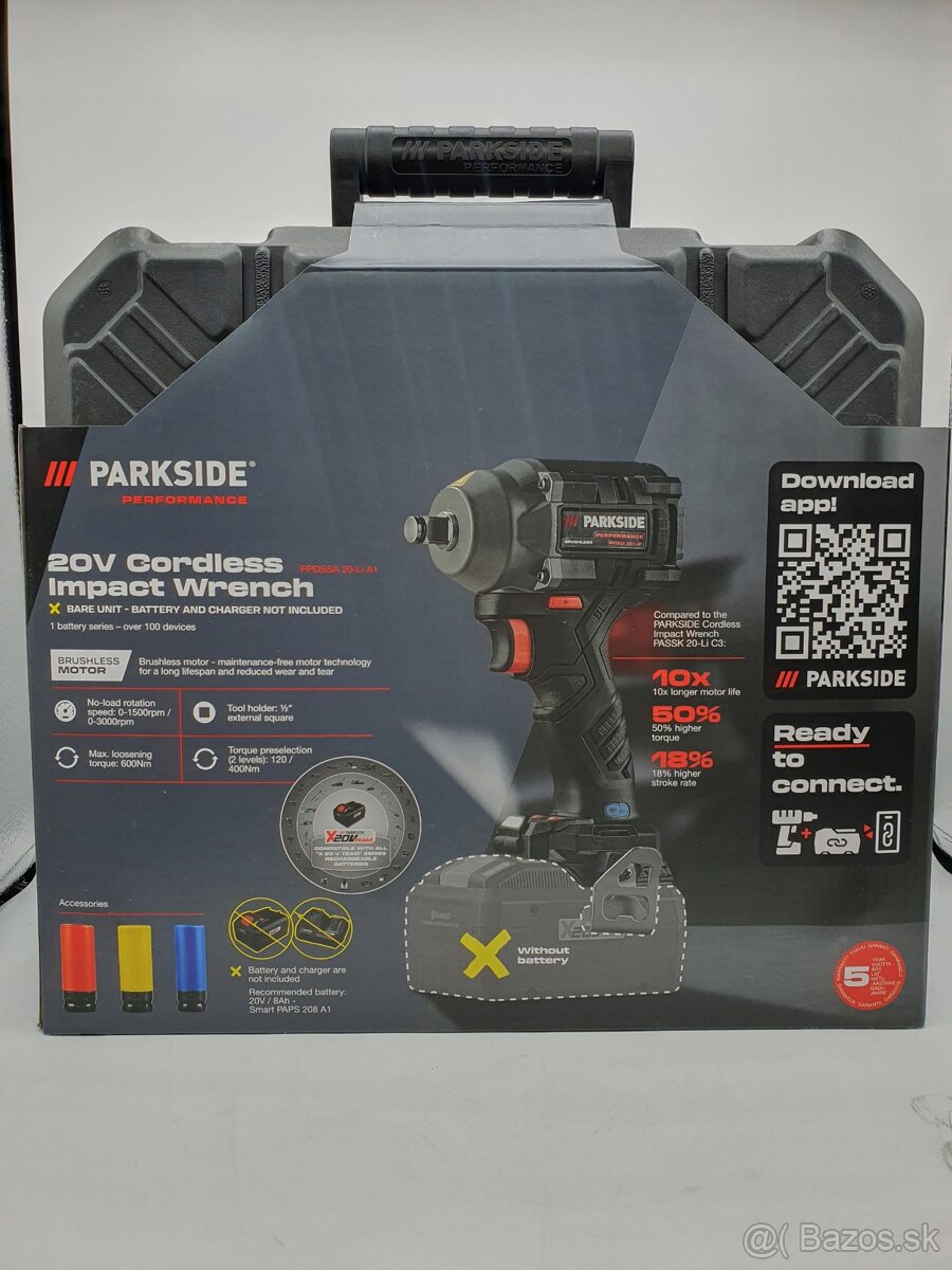 Parkside Performance rázový uťahovák 600 Nm - 2