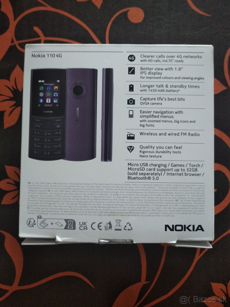 Nokia 110 4G dual sim (2023) - Banská Bystrica | Bazoš.sk