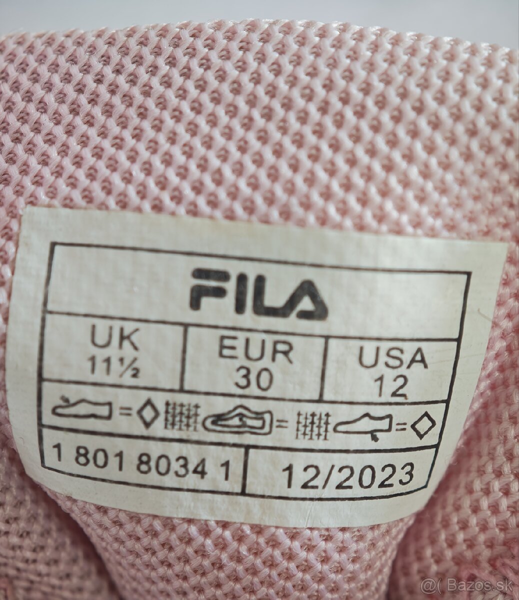 Tenisky fila detske, veľkosť 30 - 2