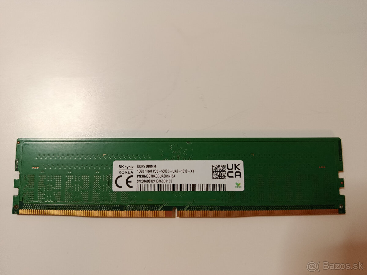 DDR5 16GB - rozbalena - 2