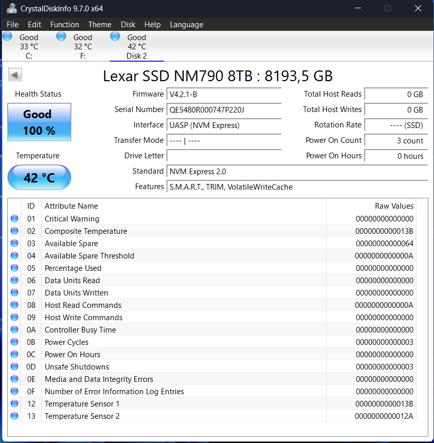 Lexar EQ790 4TB , Lexar NM790 8TB - 2