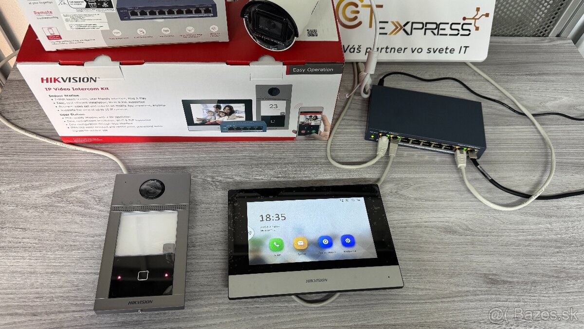 Zvonček s kamerou Hikvision - videozvonček - 2