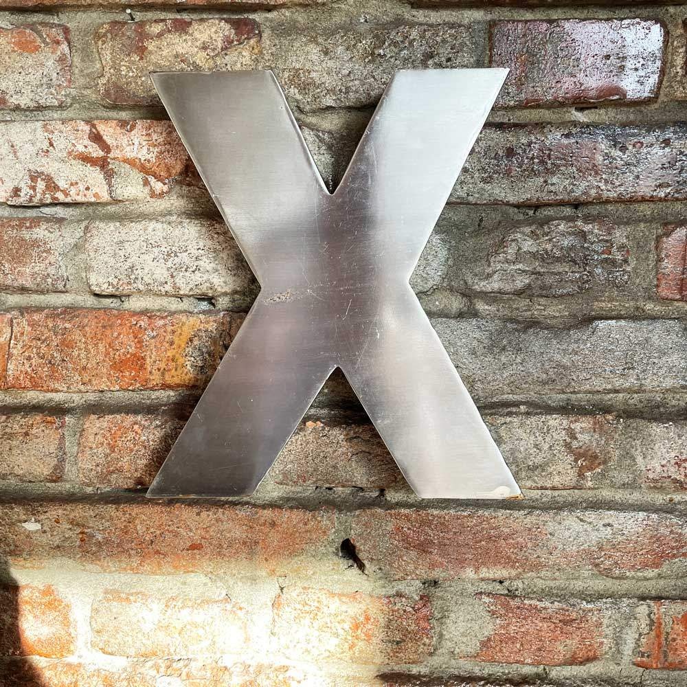 Kovové písmeno X - 2