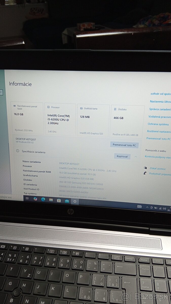 NOTEBOOK HP PROBOOK 650 G2 - 2