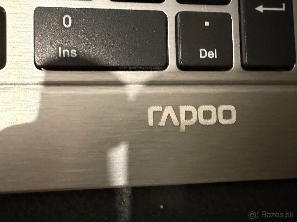 Rapoo E9270P – tenká bezdrôtová hliníková klávesnica - 2