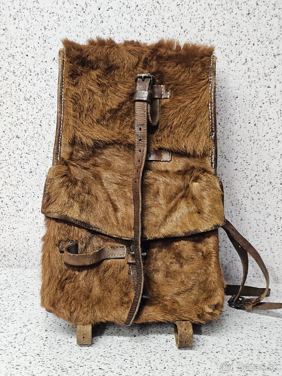 Unikátny starožitný batoh Švajčiarskej armády z roku 1927 - 2